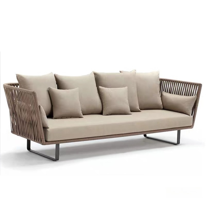 طقم أريكة الروطان الخارجية مقا - مراجعة Outdoor Furniture Metal Chairs وسعره