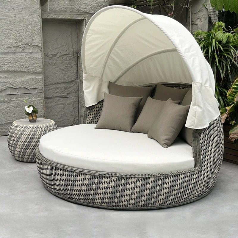 سرير نهاري، مقاوم للأشعة فوق ا - مراجعة Outdoor Daybed Furniture وسعره